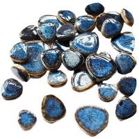 Craft Multifunctional Midnight Blue Crystal Ceramic Patch Mosaic Tiles 100g