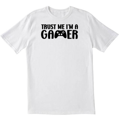 Trust me Im a gamer White T shirt