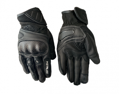 Photo of Metalize 377 Short Black Gloves