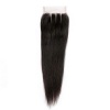 Joedir Straight 10" 3 Part 4x4 Closures Brazilian Human Hair Closure Photo