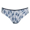 Soulcal Ladies Shell Print Bikini Bottoms - White Shell Photo