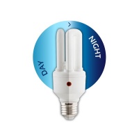 Eurolux Cool White E27 DayNight Sensor 3U CFL 11W