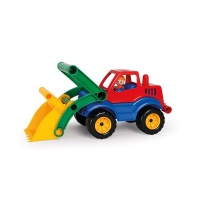 Lena Toy Earth Mover with Toy Figure Aktive Multi Coloured 33cm