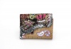 Michelangelo Brown Designer Purse With Patch Designs Photo