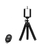 Flexible Cell Phone Tripod With Bluetooth Remote Control