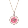 Dhia Jewellery S925 Carnation Necklace Made with Swarovski Zirconia : January Birth Flower Photo