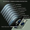 Techme iPhone 11 Pro/Pro Max Black Camera Lens Glass Metal Protection Cover Photo