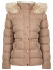 Tokyo Laundry - Ladies Pisa Quilted Puffer Jacket With Faux Fur Hood In Ginger Snap [Parallel Import] Photo