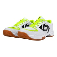 Brabo Tribute Indoor Hockey Boots White and Yellow
