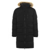 Soulcal Mens Double Zip Bubble Jacket - Black - Parallel Import Photo