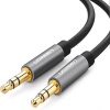 UGreen 3.5mm M 1.5m Round Audio Cable - Black Photo
