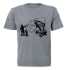 BuyAbility Fishing Dad - Monster Fish - Adults - T-Shirt Photo