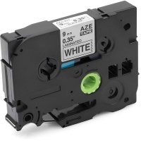 Brother AZE 221 Compatible Label Cartridge Black on White 9mm