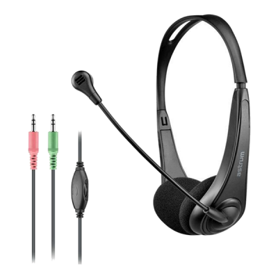 Astrum HS115 On ear Wired Stereo Headset with Flex Mic