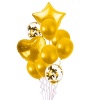 Bubblebean - Gold Bunched Party Helium Balloons - 10 Piece Photo