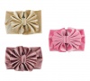 Velvet Bow Headband - Beige Pink & Dusty Photo
