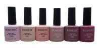 Bomesel UV Gel Nail Polish Pink Shades 6 Pack