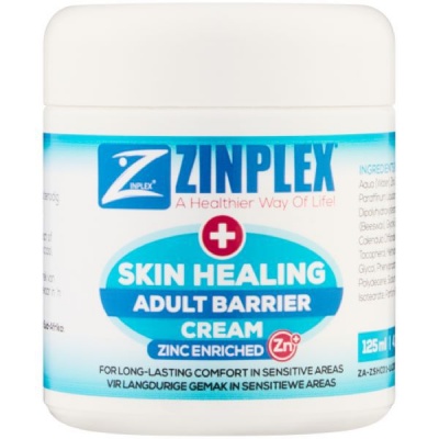 Zinplex Skin Healing Adult Barrier Cream 125ml