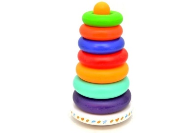Photo of Ideal Toy Rainbow Stacking Ring