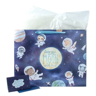 With Love Gift Bag With Card Love You To The Moon And Back