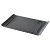 Revol Basalt 40x24cm Steak Plate - Curved Edges Indent & Drip Ring - 4 Pack Photo