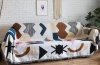 Linen Boutique Sofa Decorative Throw Knitted Blanket Reversible - Ocean Photo