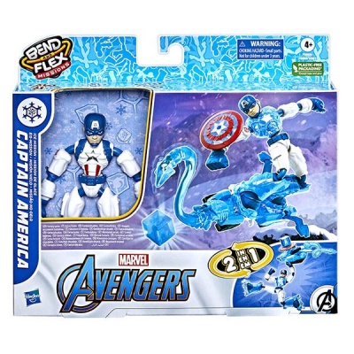 Marvel Avengers Bend And Flex Ice Mission Captain America