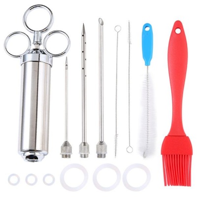 Photo of Stainless Steel Marinade and Basting Injector Set