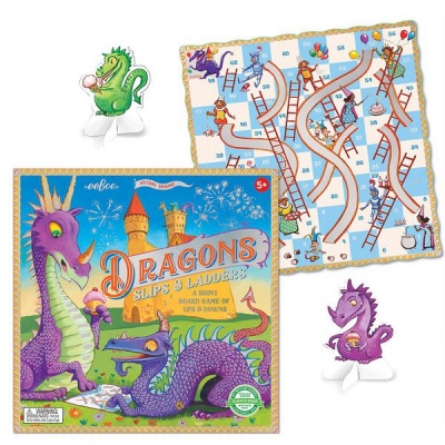 Photo of eeBoo Dragons Slips and Ladders Board Game
