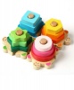 Colourful Wooden Wisdom Shape Column Toy