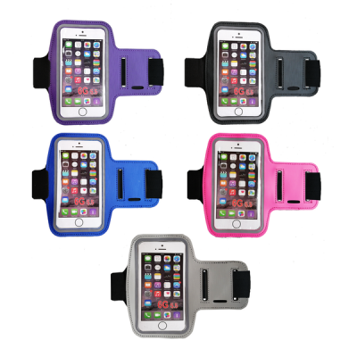 Armband Smartphone Case for Sports 5 Pack PurpleBlueBlackPinkGrey