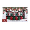 Christmas Crackers - Decorations - Red & Green - 10 Piece - 4 Pack Photo