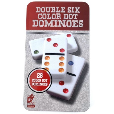 Photo of ALL BRANDZ Double Six Color Dot Dominoes