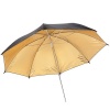 E Photographic E-Photo 100cm PRO Black and Gold Reflective Umbrella 8mm Tube - SN161 Photo