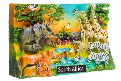 Photo of Africas Legends Africa's Legends - 3D Hand Painted Magnet for Kids - Play & Learn