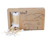 Kho Eco-Earbuds x 200 Bamboo Cotton Buds for Ears. Durable Ultra Gentle Photo