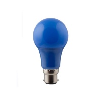 Eurolux LED Coloured A60 Globe B22 7w Blue