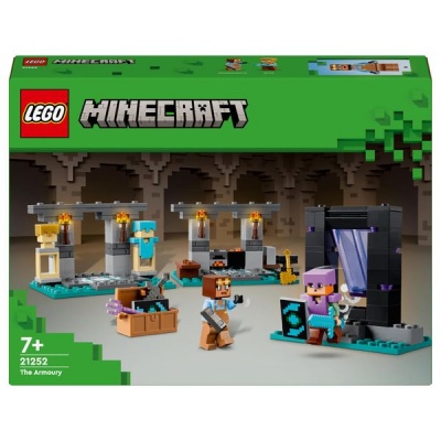 LEGO ® Minecraft® The Armoury 21252 Building Toy Set 203 Pieces