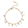 Lily & Rose Ankle Chain With Pearl And Crystal Charms Photo