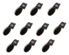 10 x Babyliss Plastic Beige Bristle Massage Hair Brush - Long Hair Care Photo
