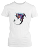 PepperSt Ladies White T-Shirt - AAura Dragon Photo