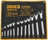 Ingco - Combination Spanner Set - 12 Pieces Photo