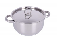 TISSOLLI Saphire Silver Stainless Steel Saucepan With Lid 16cm