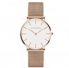 Hannah Martin Minimalist Classic Milanese Stainless Steel Women's Watch Photo