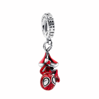 Hanging Spider Man Dangle Charm 925 Sterling Silver