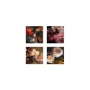 Birch Block 4 piecese collage Dark Florals Photo