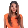 Magic Long Straight Ombre Brown Lace Front Brazilian Human Hair Wig Mjessie Photo