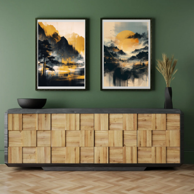 Different Yello wall art With Frames