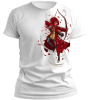 PepperSt Men's White T-Shirt - Archer Man Photo