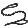 Military Tactical Bungee 2 Handle Quick Release Dog Leash - Green Photo